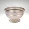 Silver Gold Metal Compote Bowl – 8"x5" Pedestal Vase for Weddings & Decor-KE280148